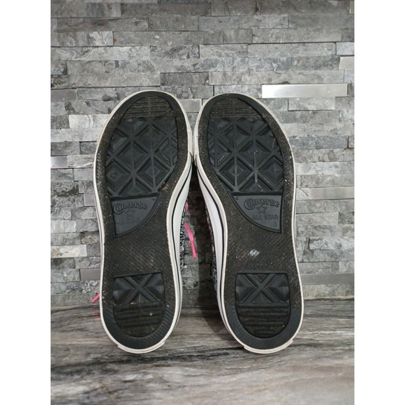 Converse Reflective Womens Sz 6 Chuck Taylor Zebra LaceUp Athletic Sneaker - Picture 8 of 8